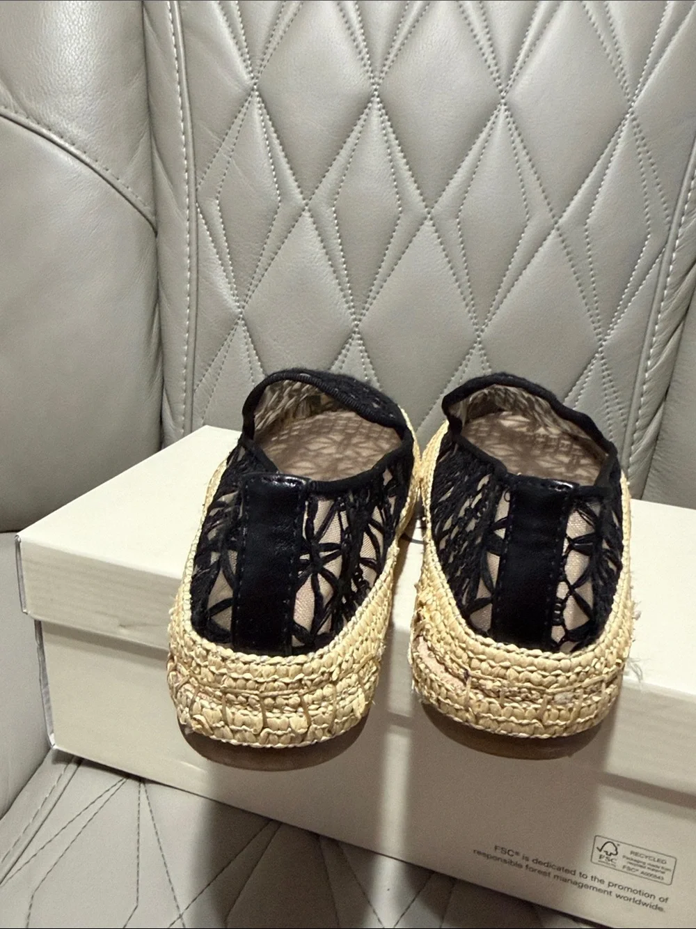 Women's Jaylaa Black Espadrille Slip-On Flats